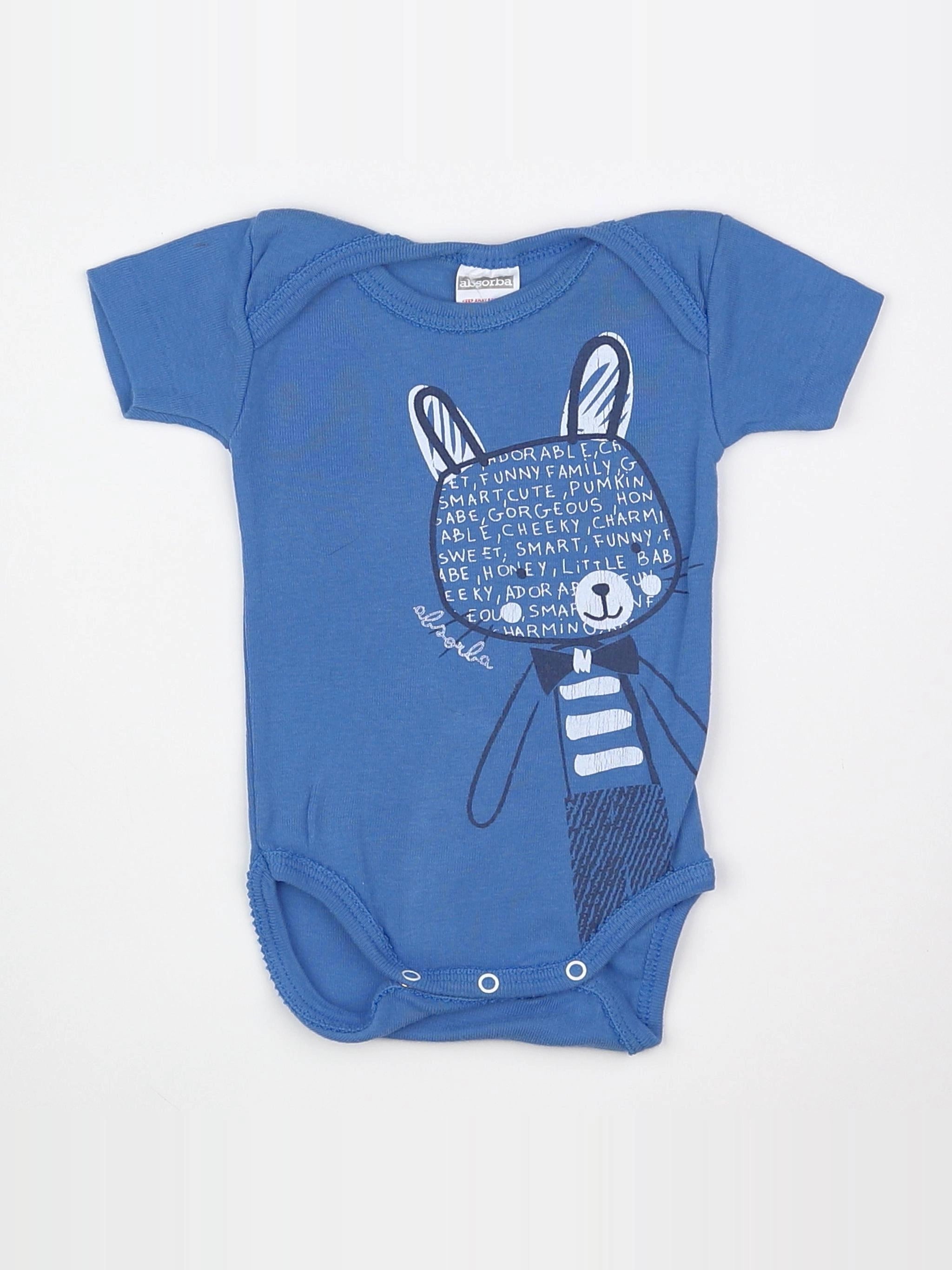 Absorba - body bleu - 3 mois