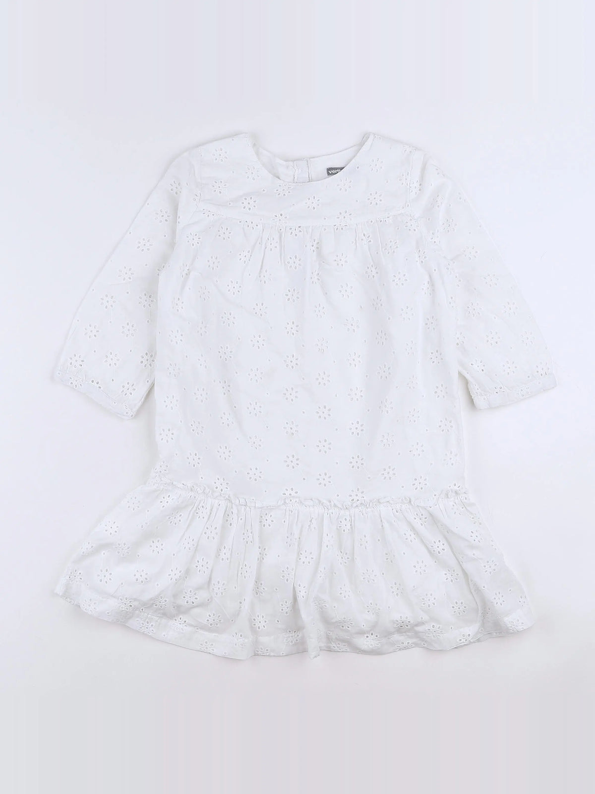 Vertbaudet - robe blanc - 8 ans