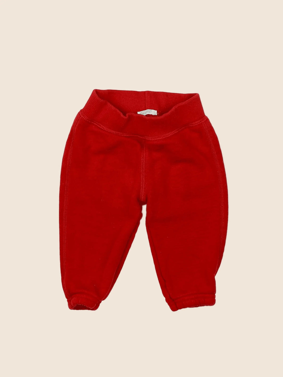 Benetton - jogging rouge - 3 mois