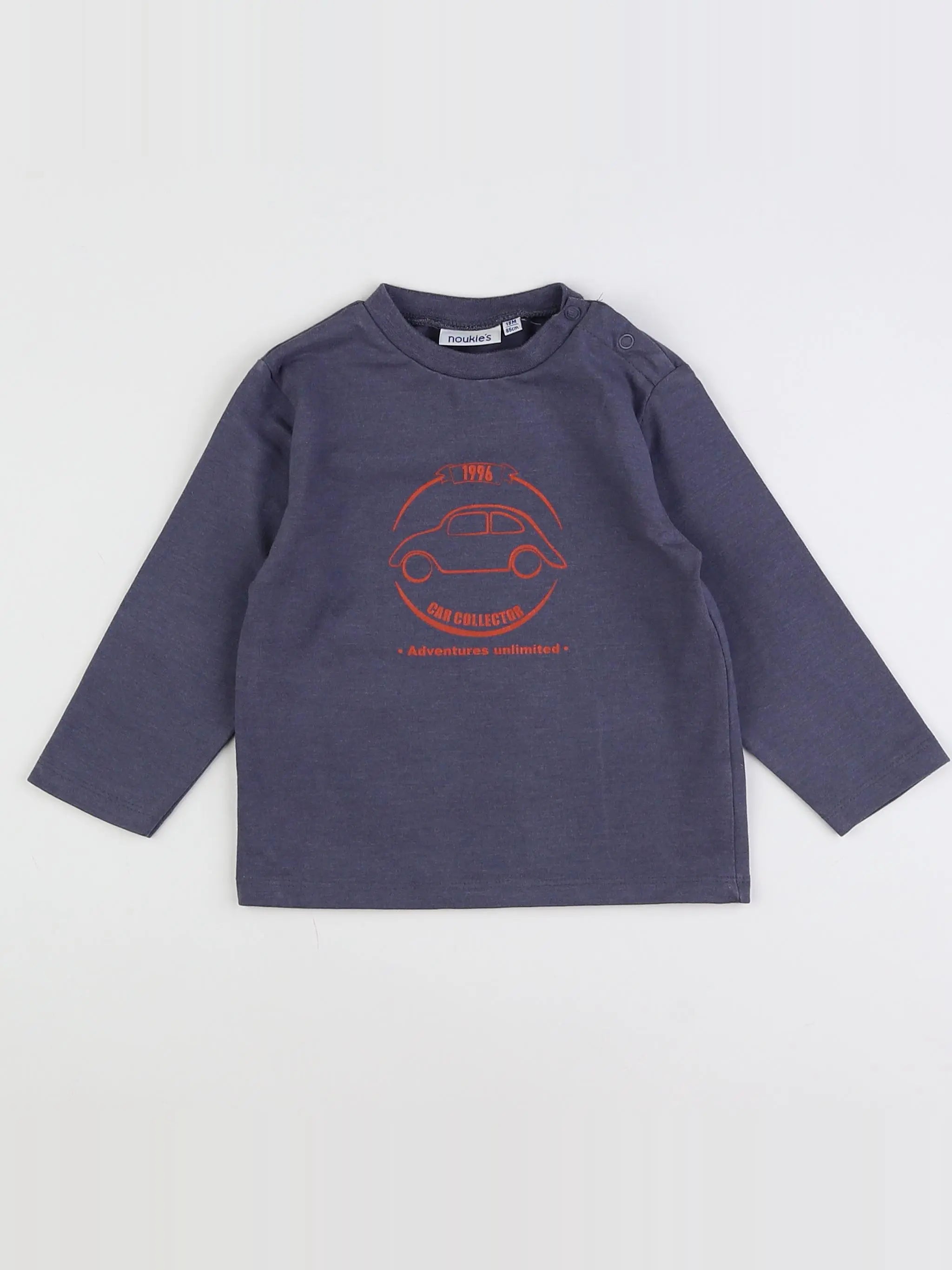 Noukie's - tee-shirt bleu - 18 mois