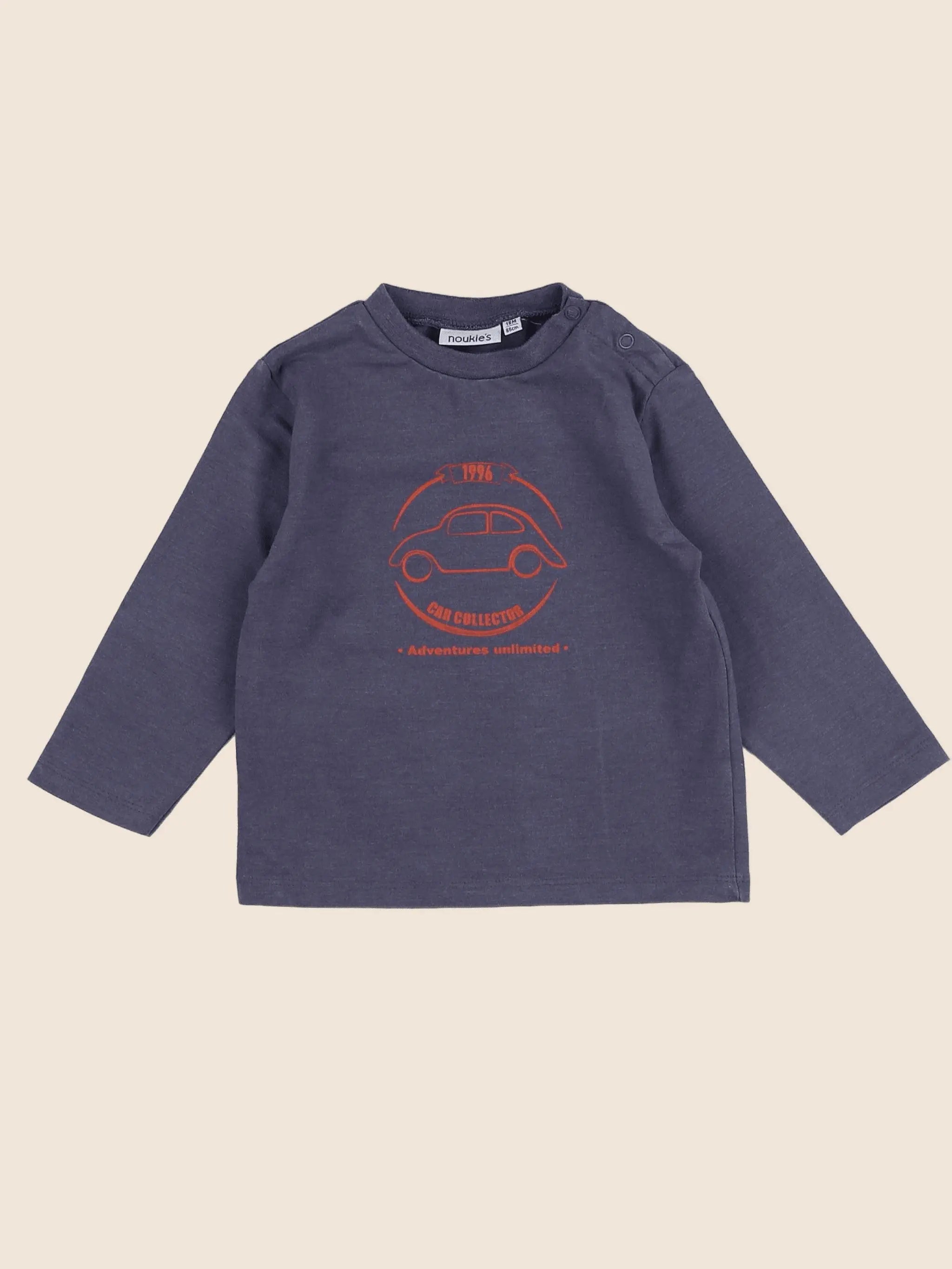 Noukie's - tee-shirt bleu - 18 mois