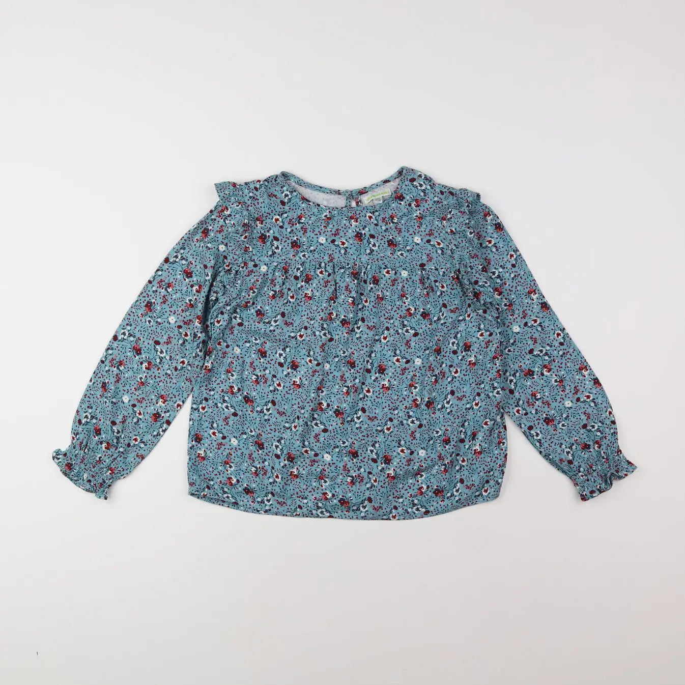 Vertbaudet - blouse bleu - 8 ans
