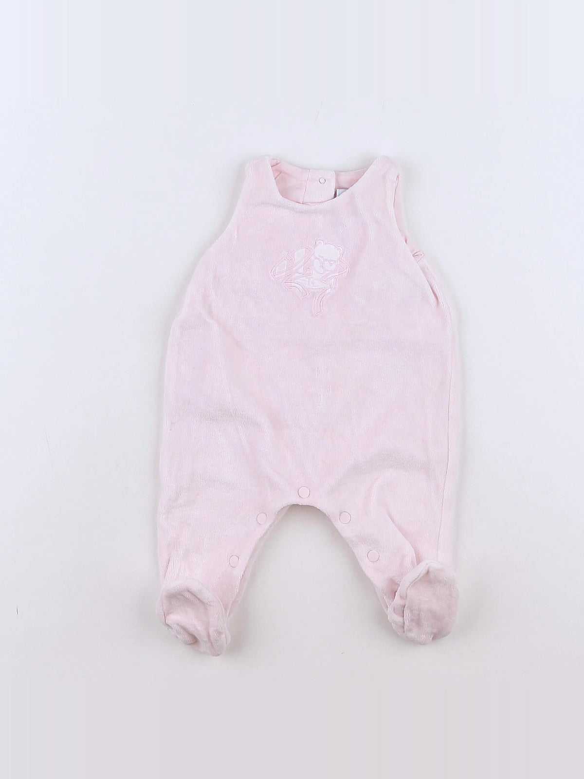 Tartine & Chocolat - pyjama velours rose - 3 mois