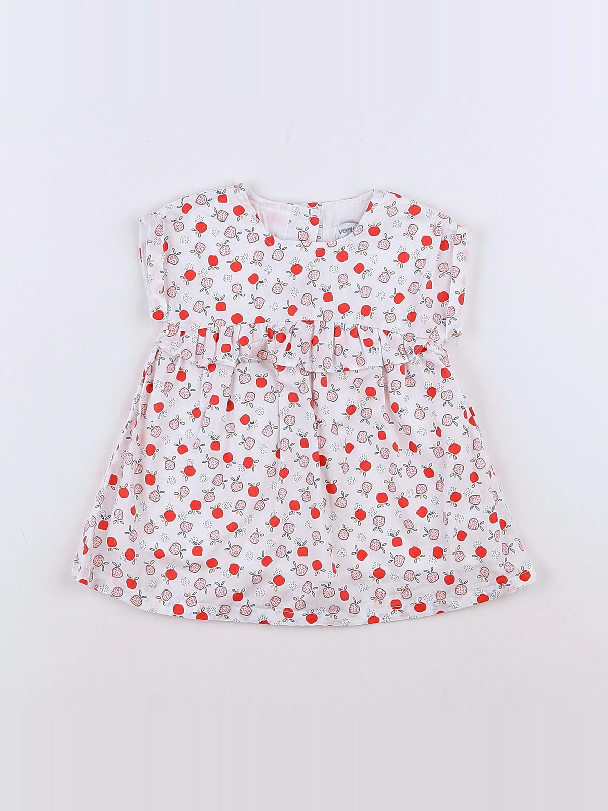 Vertbaudet - robe blanc - 3 mois