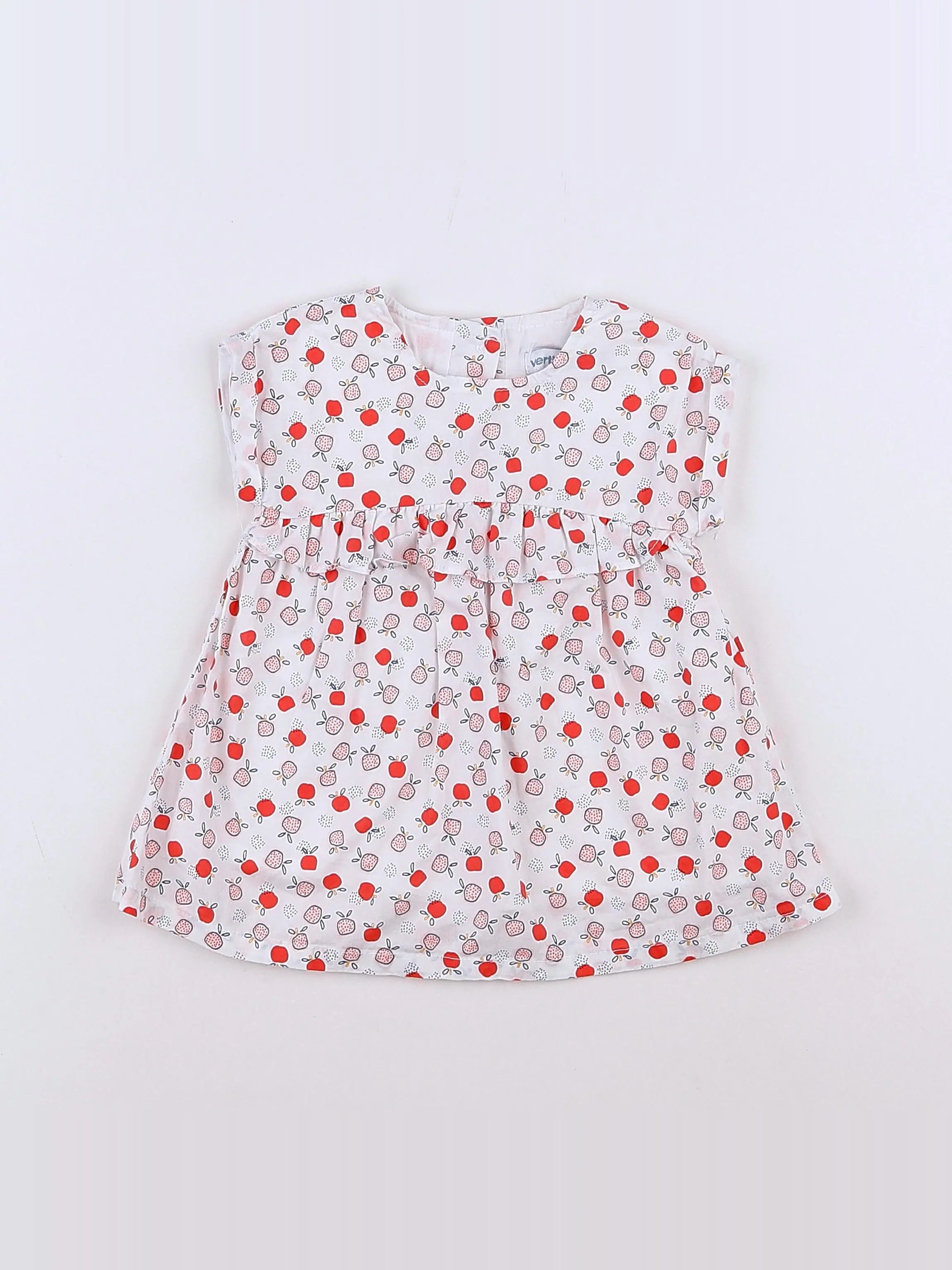 Vertbaudet - robe blanc - 3 mois