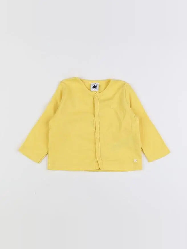 Petit Bateau - tee-shirt jaune - 6 mois