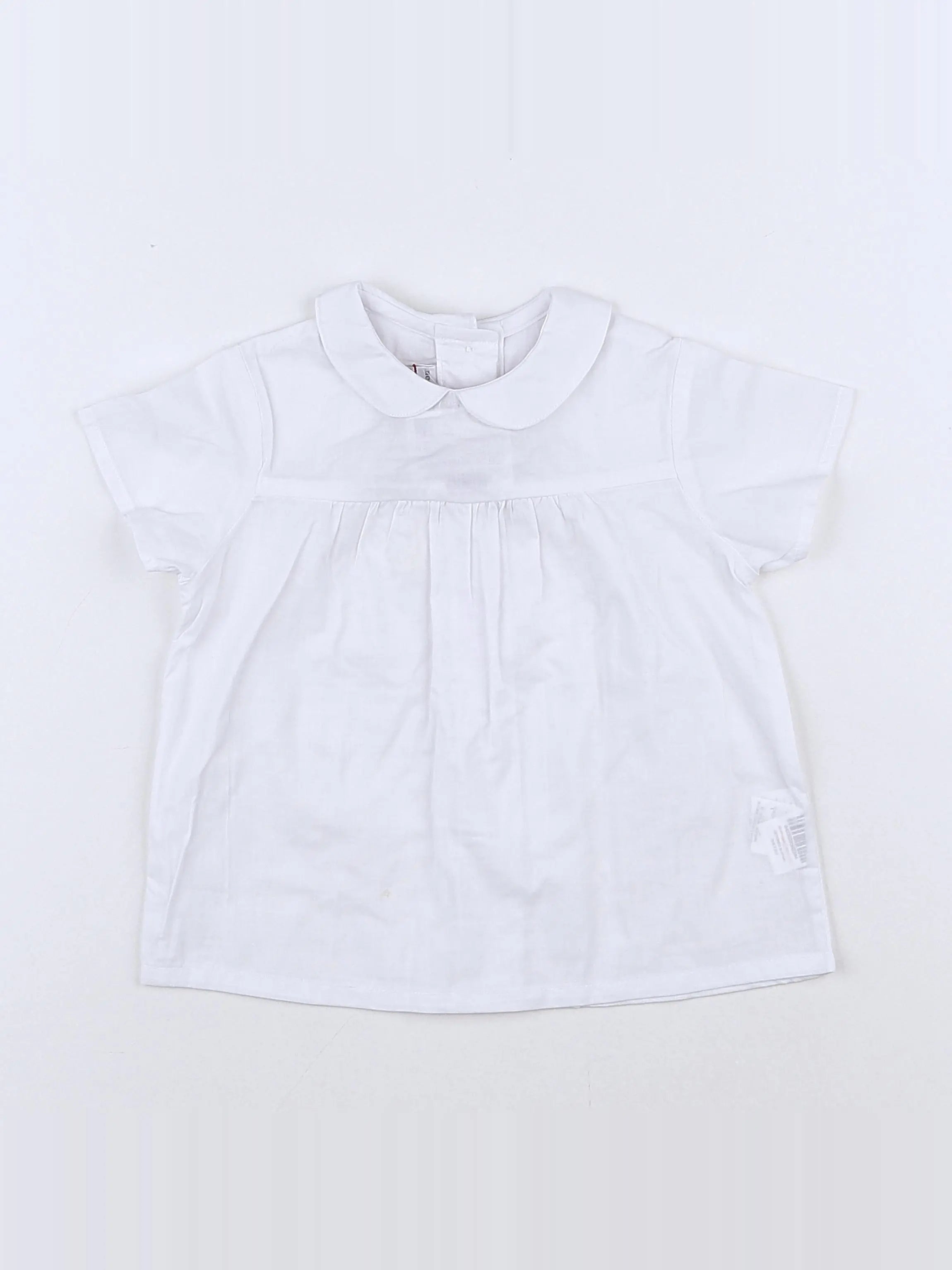 Neck & Neck - blouse blanc (état neuf) - 12/18 mois