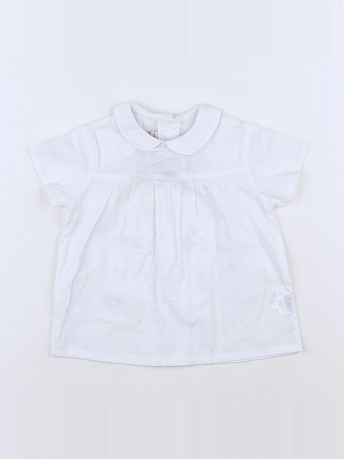 Neck & Neck - blouse blanc (état neuf) - 12/18 mois