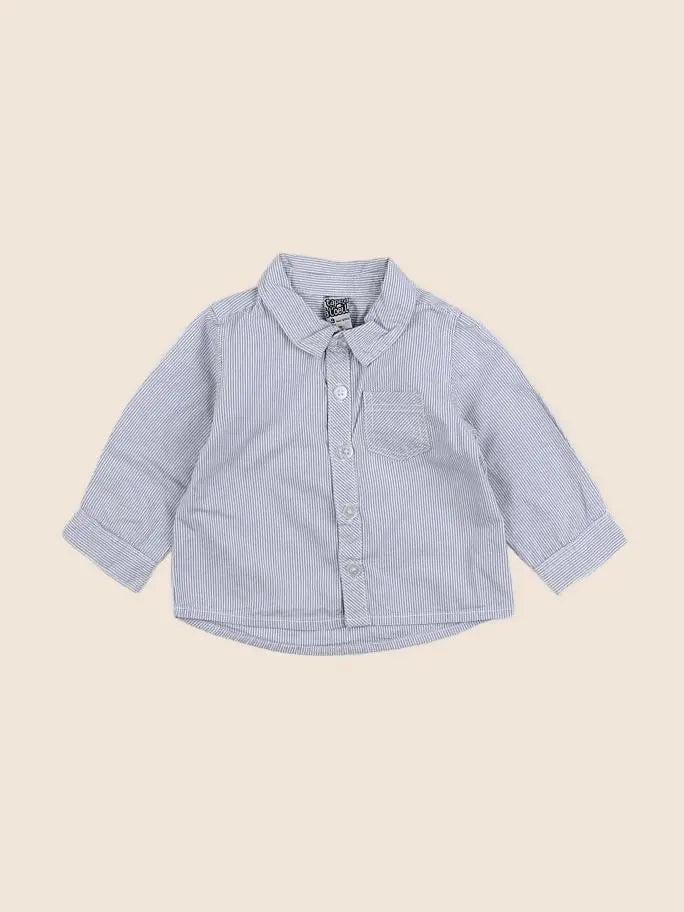 Tape à l'oeil - chemise bleu - 9 mois