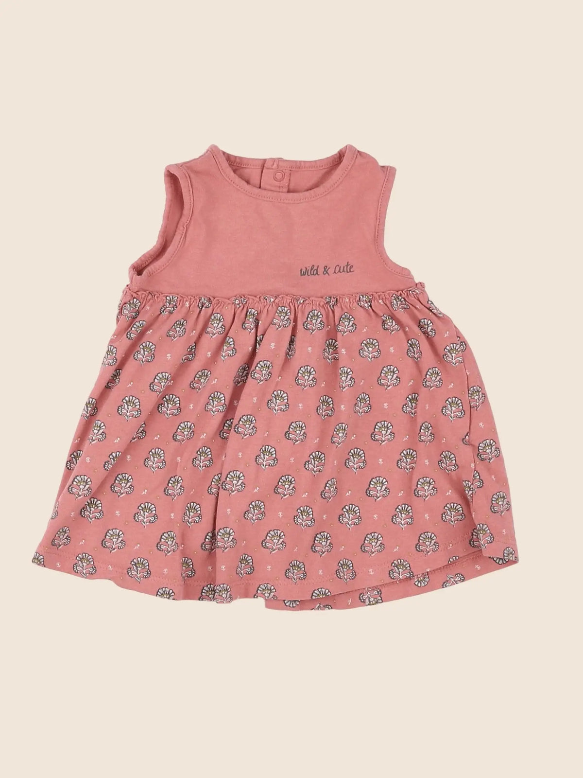 Vertbaudet - robe rose - 3 mois