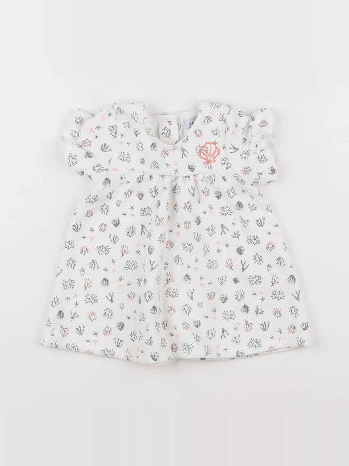 Absorba - robe blanc - 6 mois