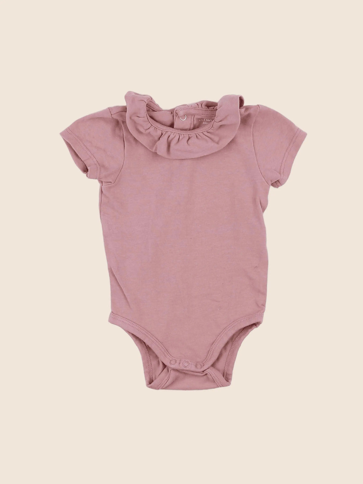 Vertbaudet - body vetement rose - 3 mois