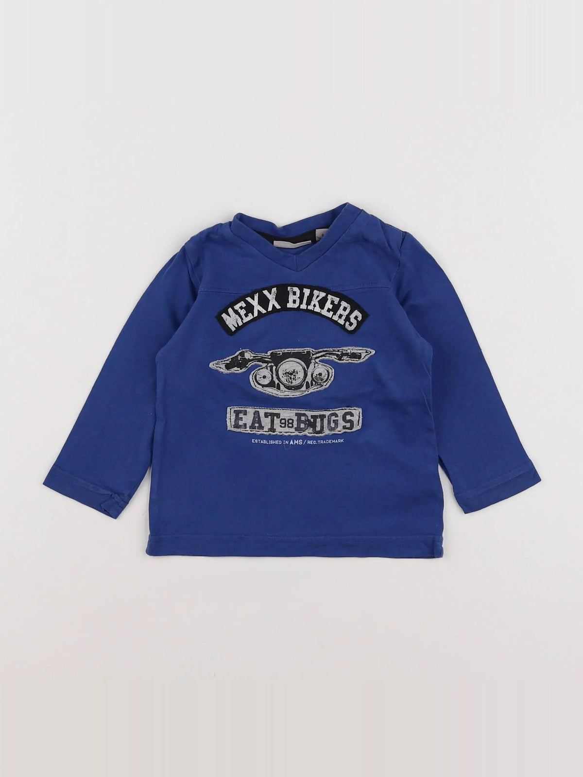 Timberland - tee-shirt bleu, gris - 6/9 mois