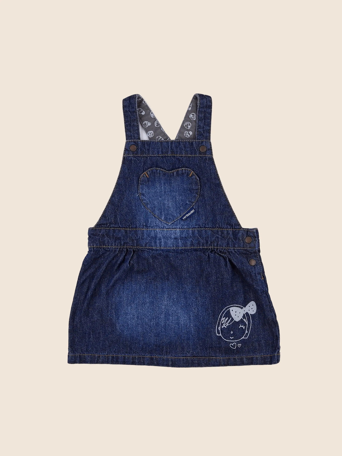 Vertbaudet - robe bleu - 2 ans