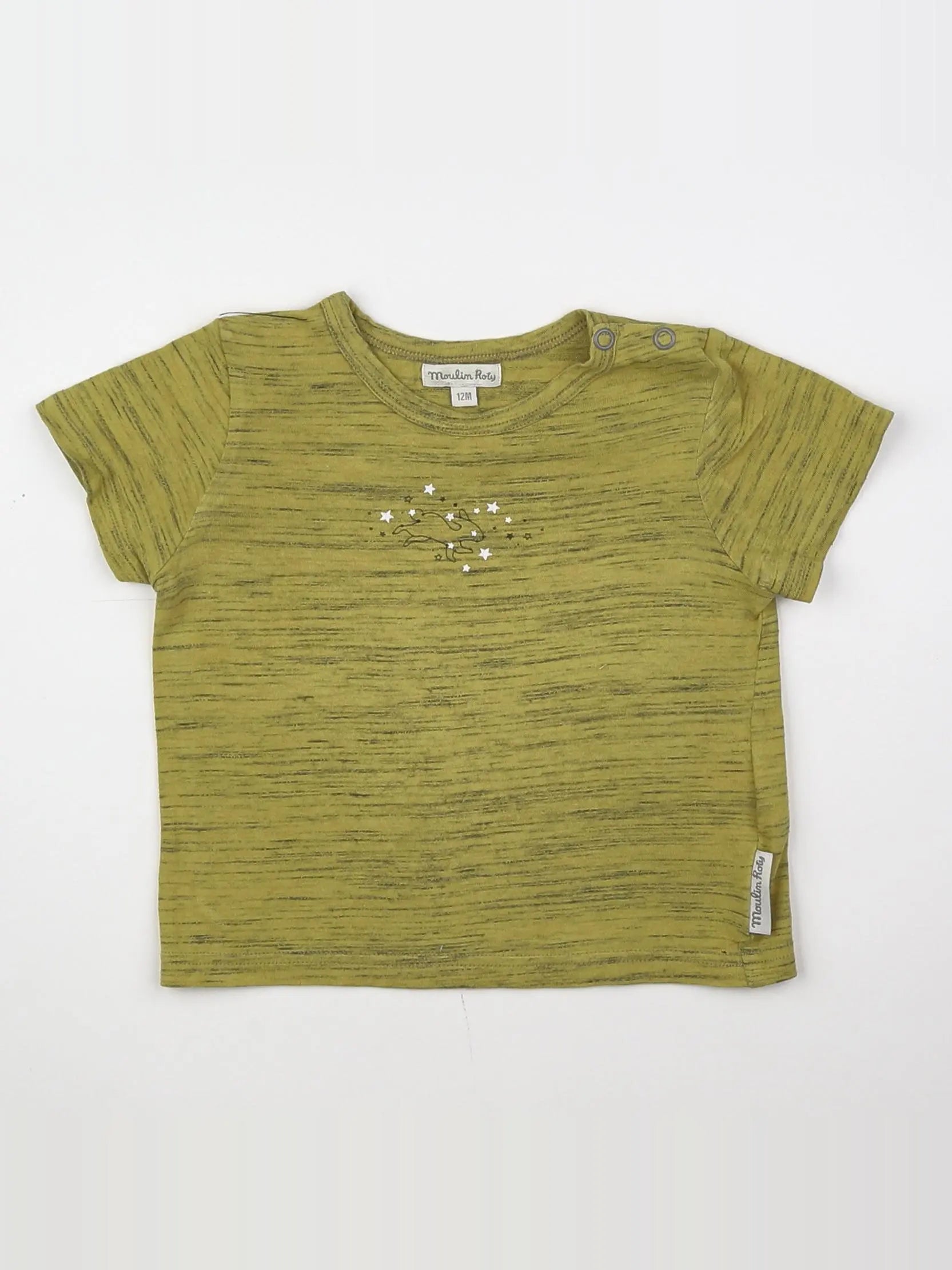 Moulin Roty - tee-shirt jaune - 12 mois
