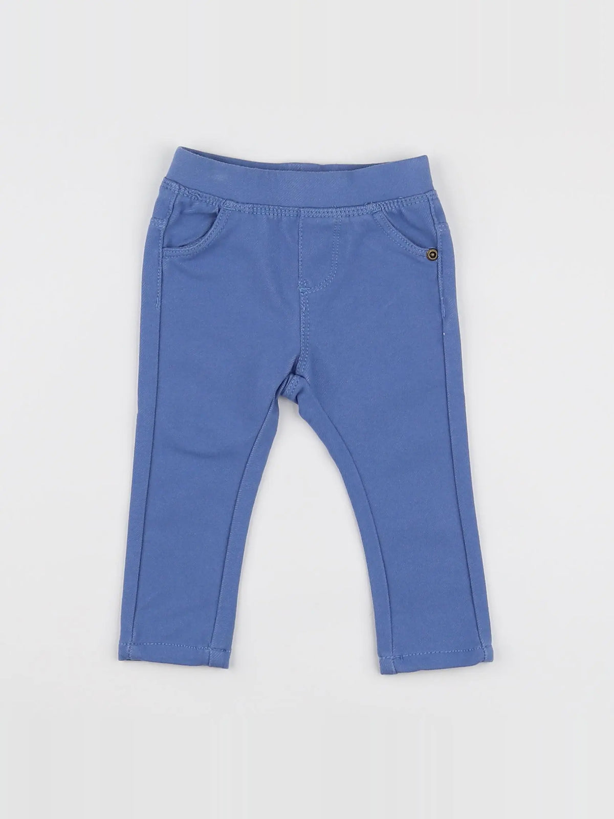 Vertbaudet - jegging bleu - 6 mois