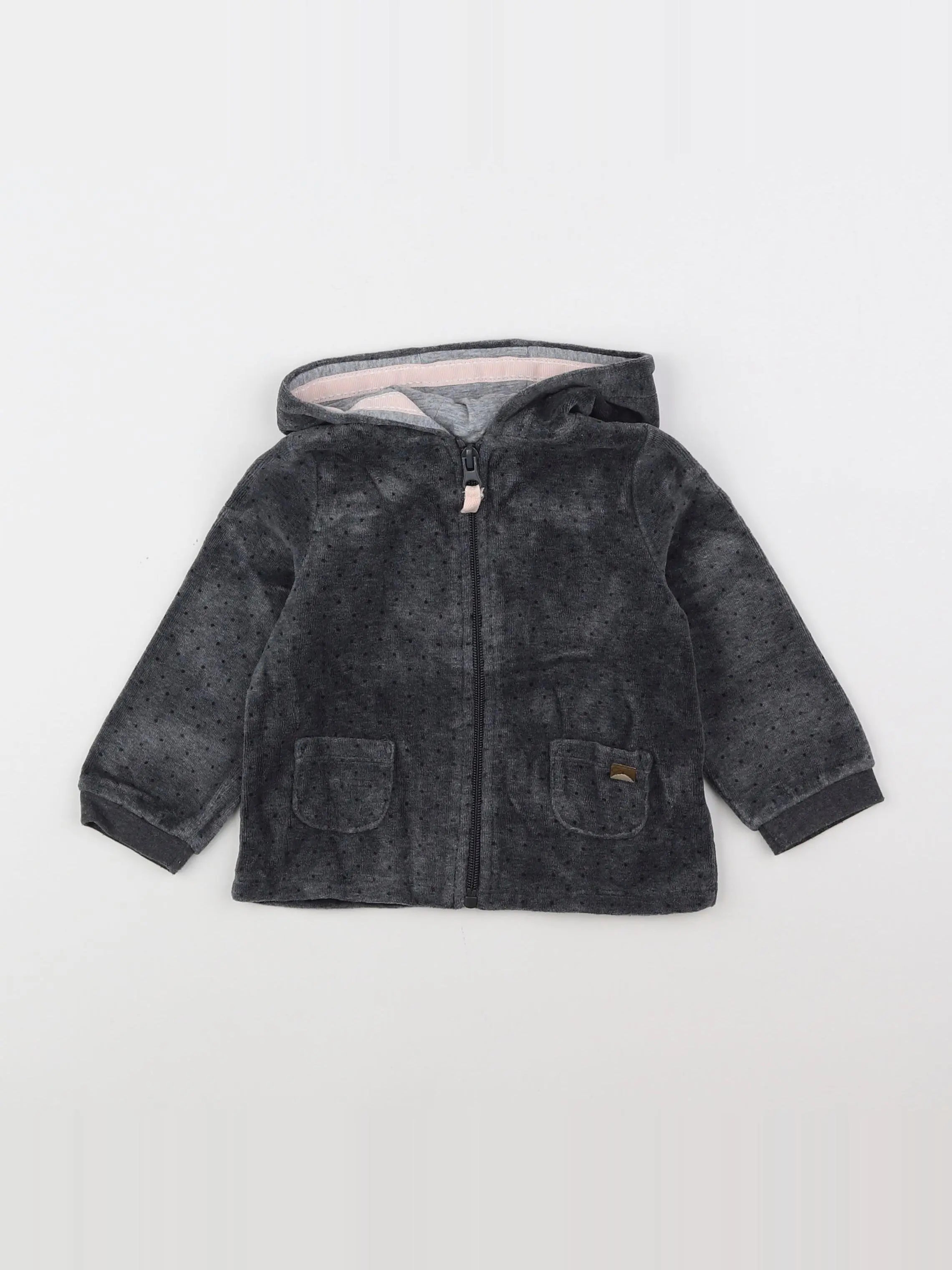 Cadet Rousselle - sweat gris - 12 mois