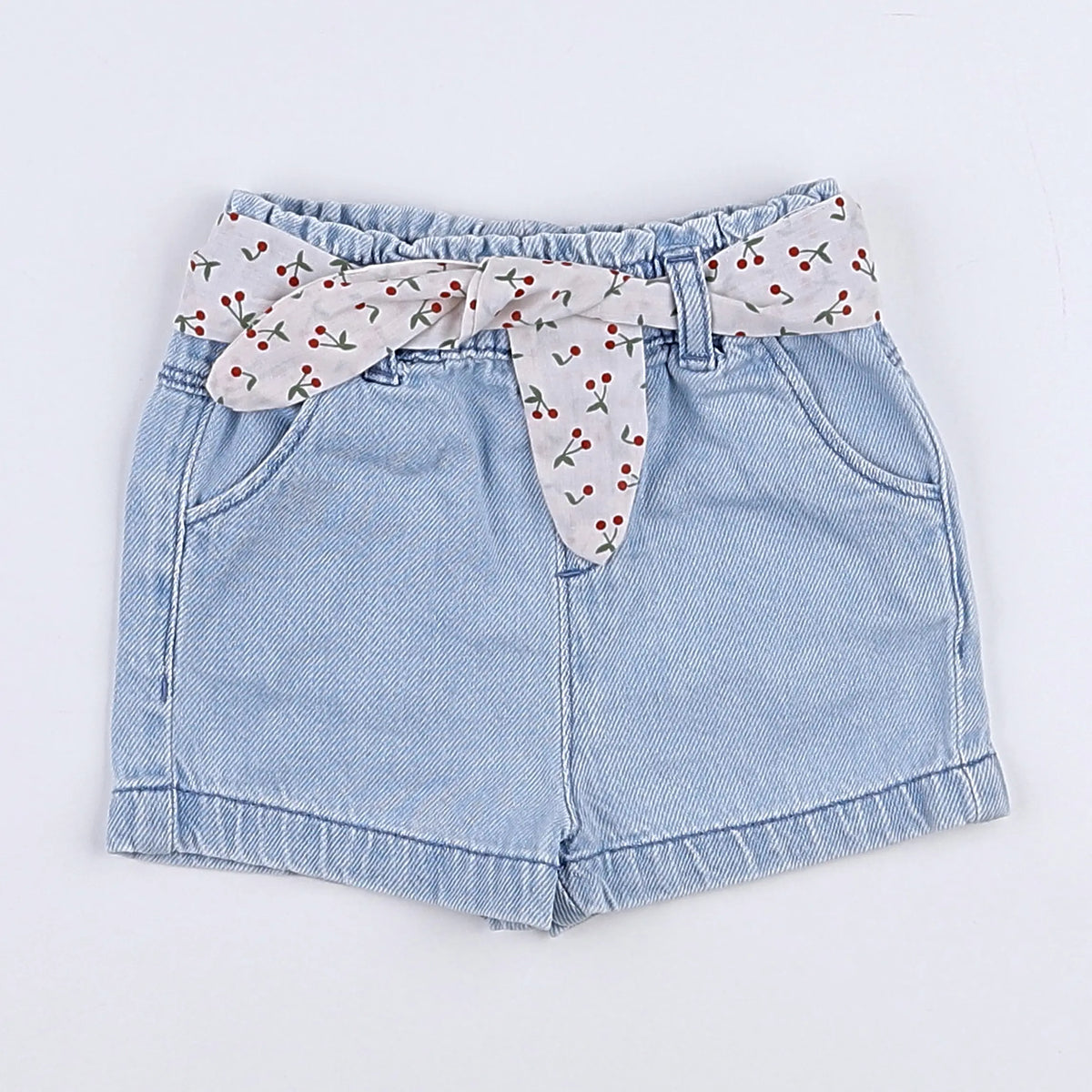 Vertbaudet - short bleu - 9 mois
