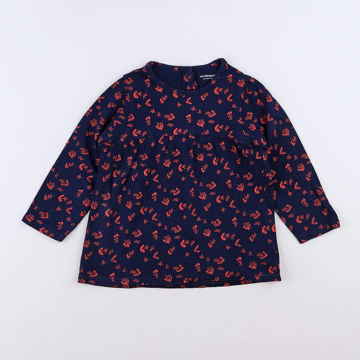 Vertbaudet - robe bleu - 18 mois