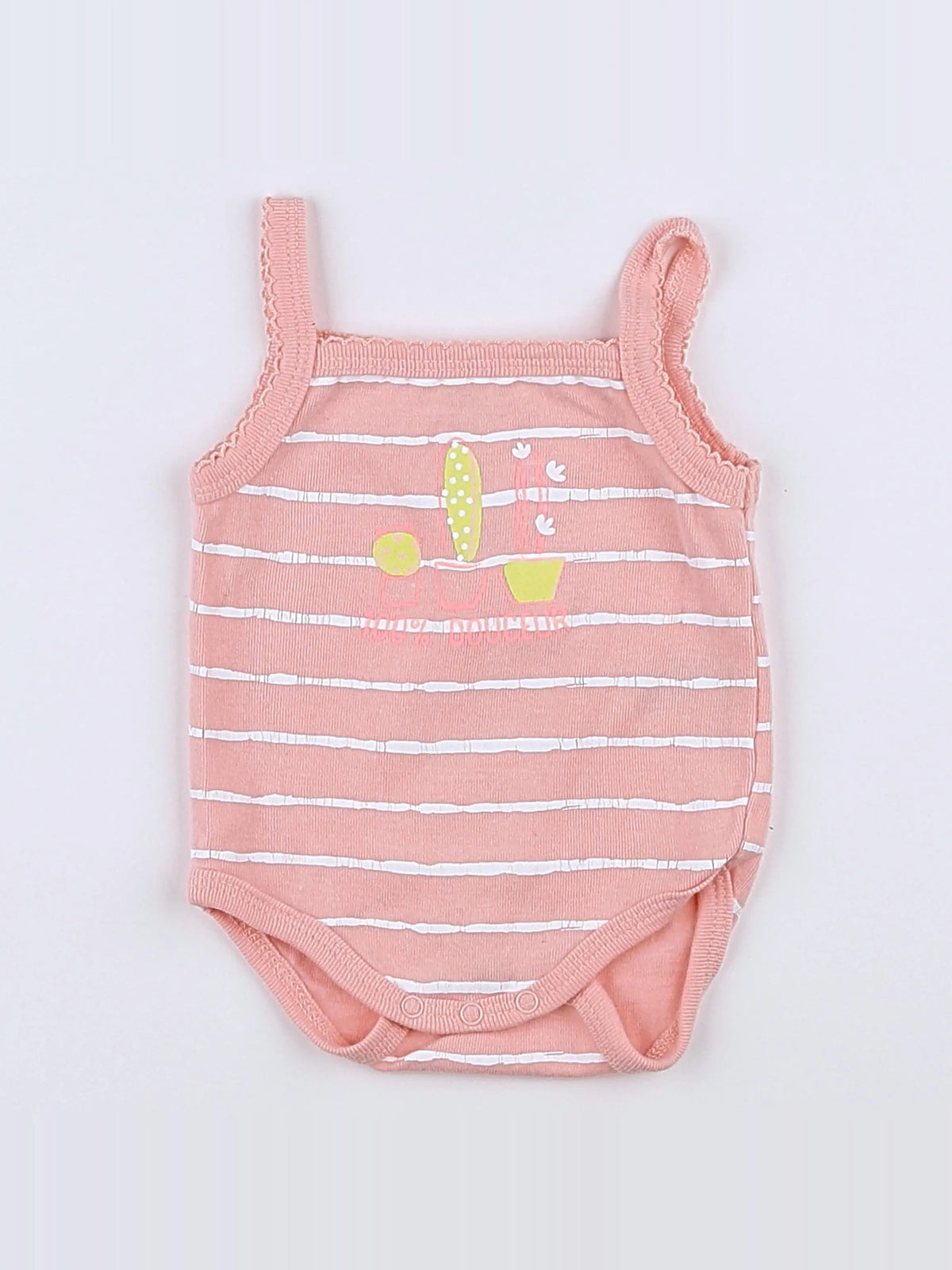 La Redoute - body orange - 3 mois