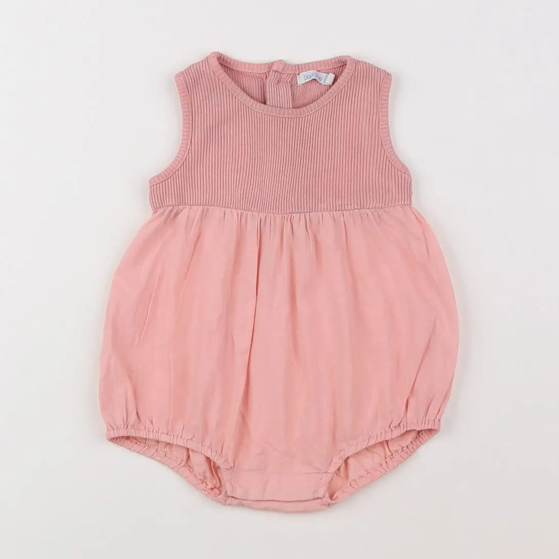 Boutchou - combinaison rose - 3 mois