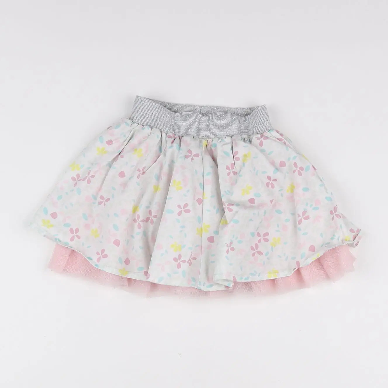 Vertbaudet - jupe réversible multicolore - 2 ans