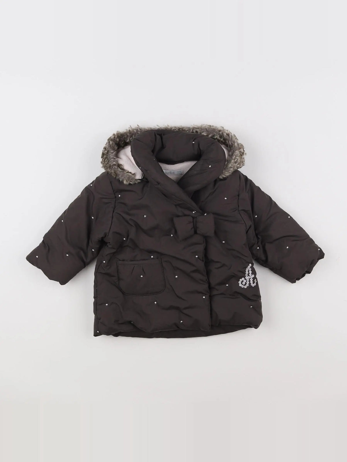Absorba - doudoune marron - 12 mois