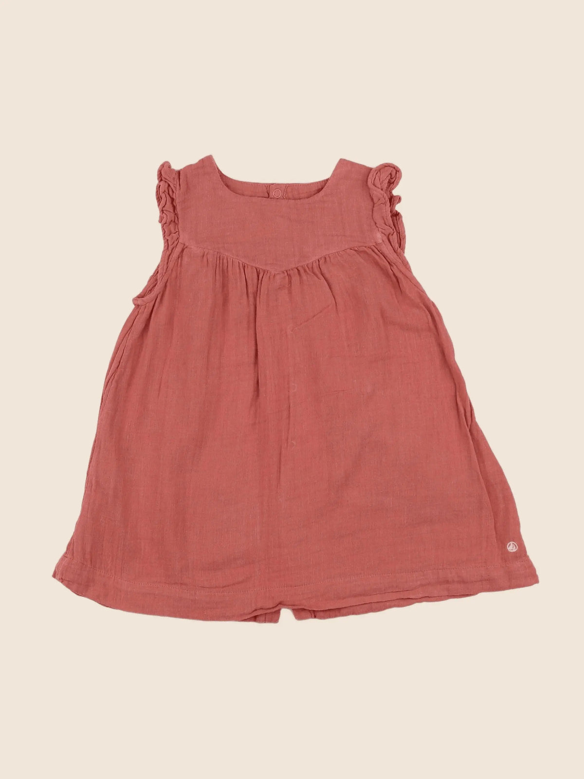 Petit Bateau - robe rose - 18 mois