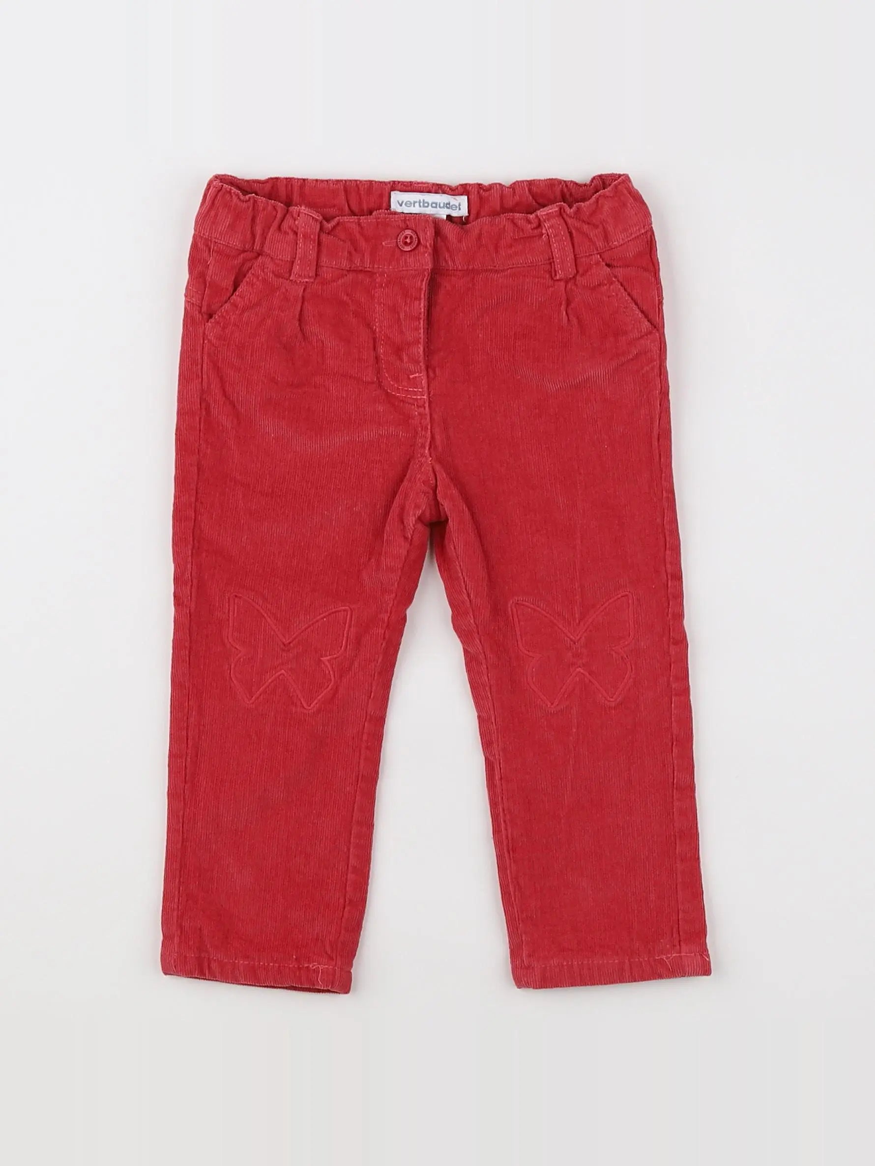 Vertbaudet - pantalon rose - 9 mois