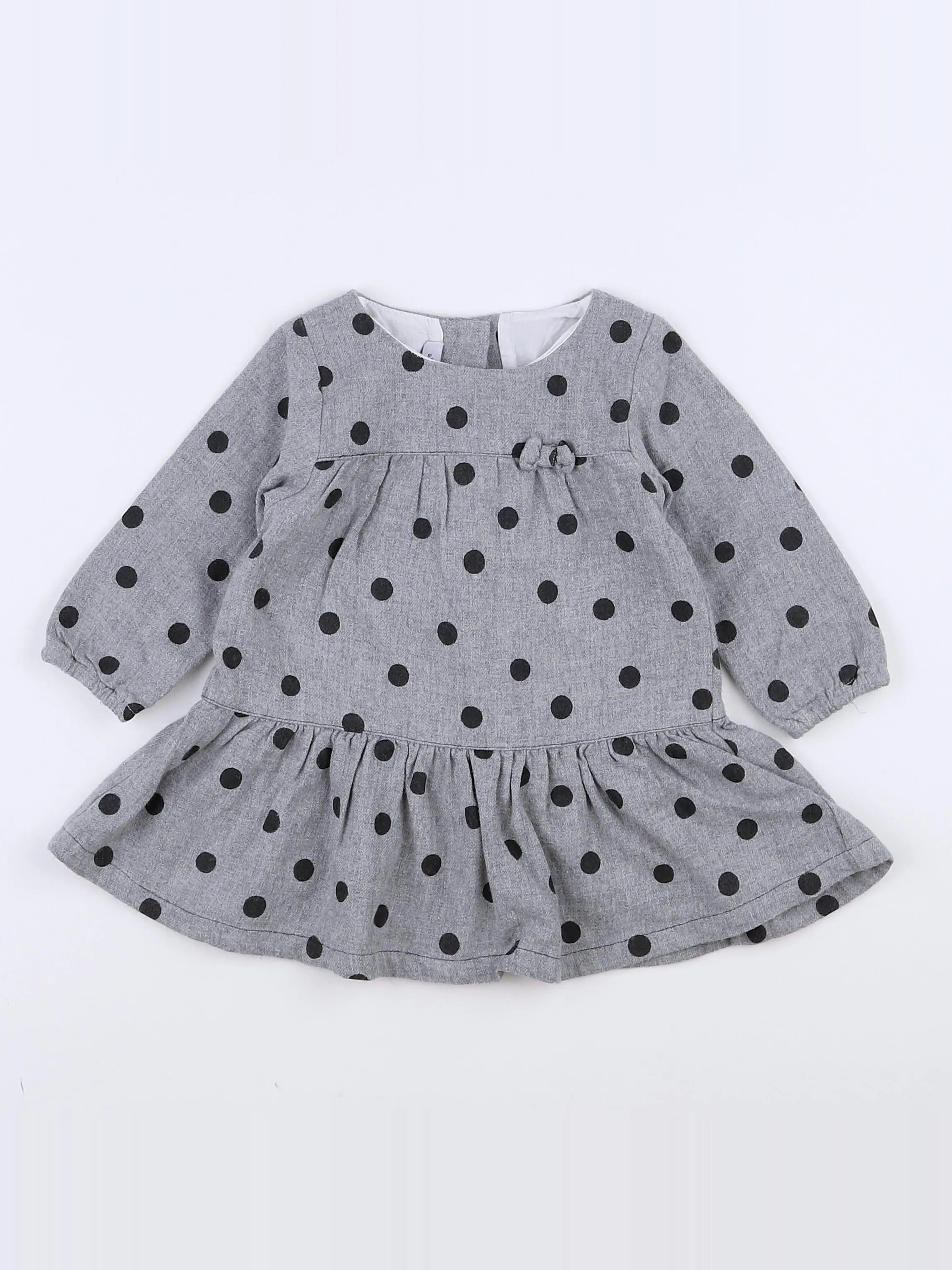 Absorba - robe gris, noir - 9 mois