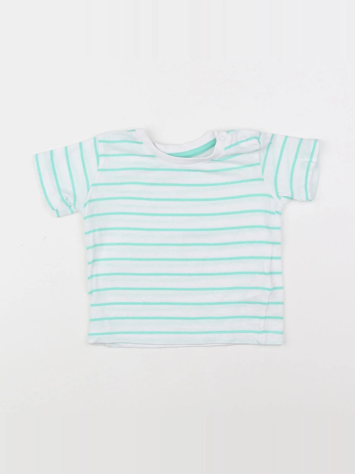 Vertbaudet - tee-shirt blanc - 6 mois