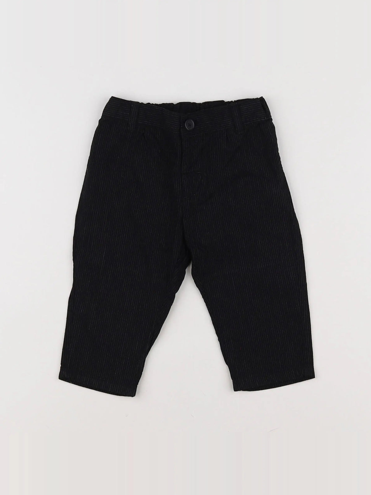 H&M - pantalon noir - 6/9 mois