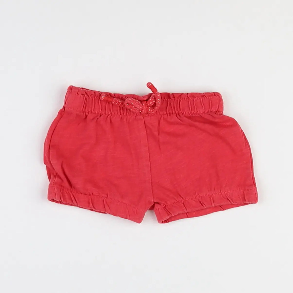 Vertbaudet - short rouge - 3 mois
