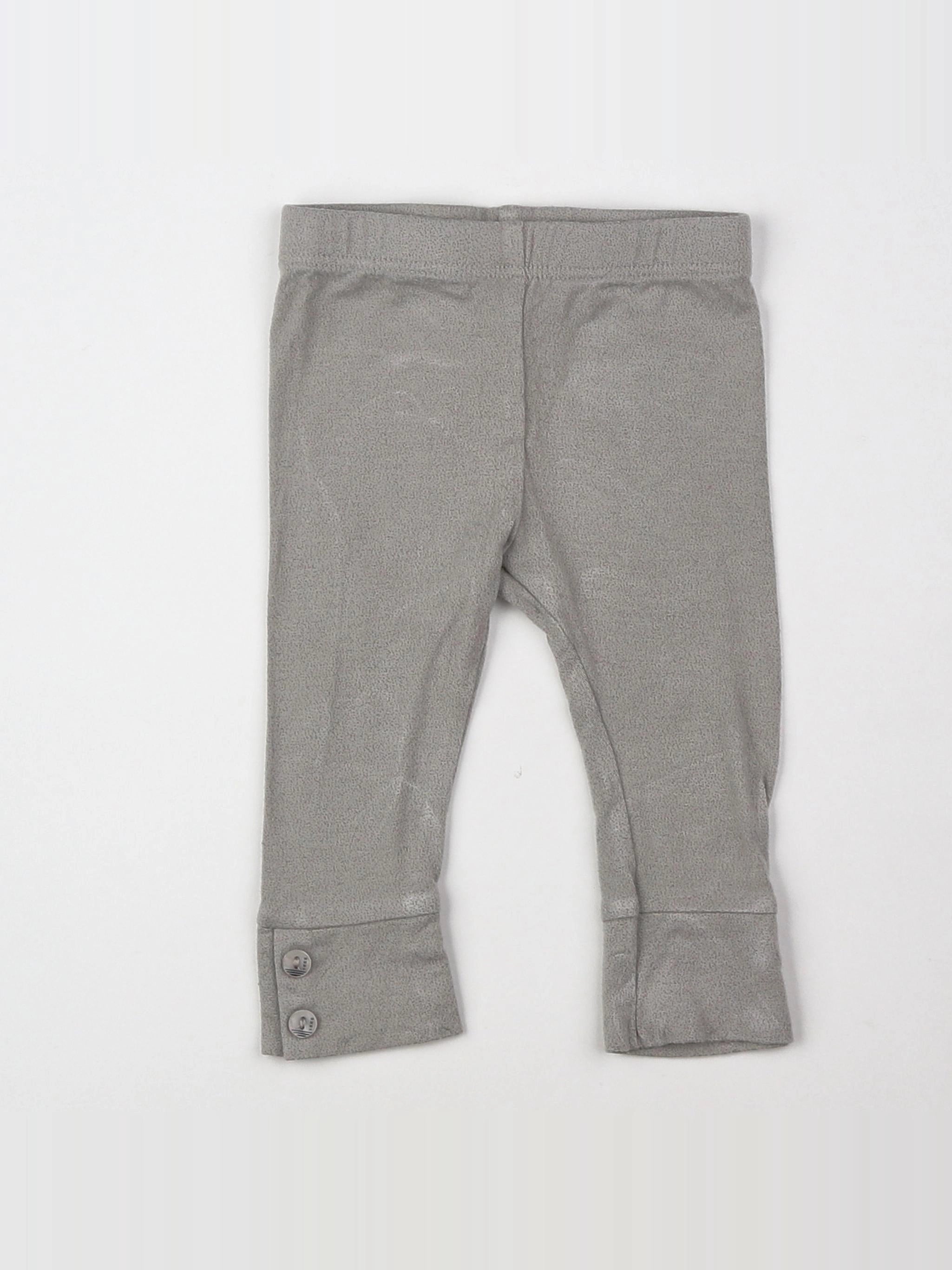 IKKS - legging gris - 6 mois