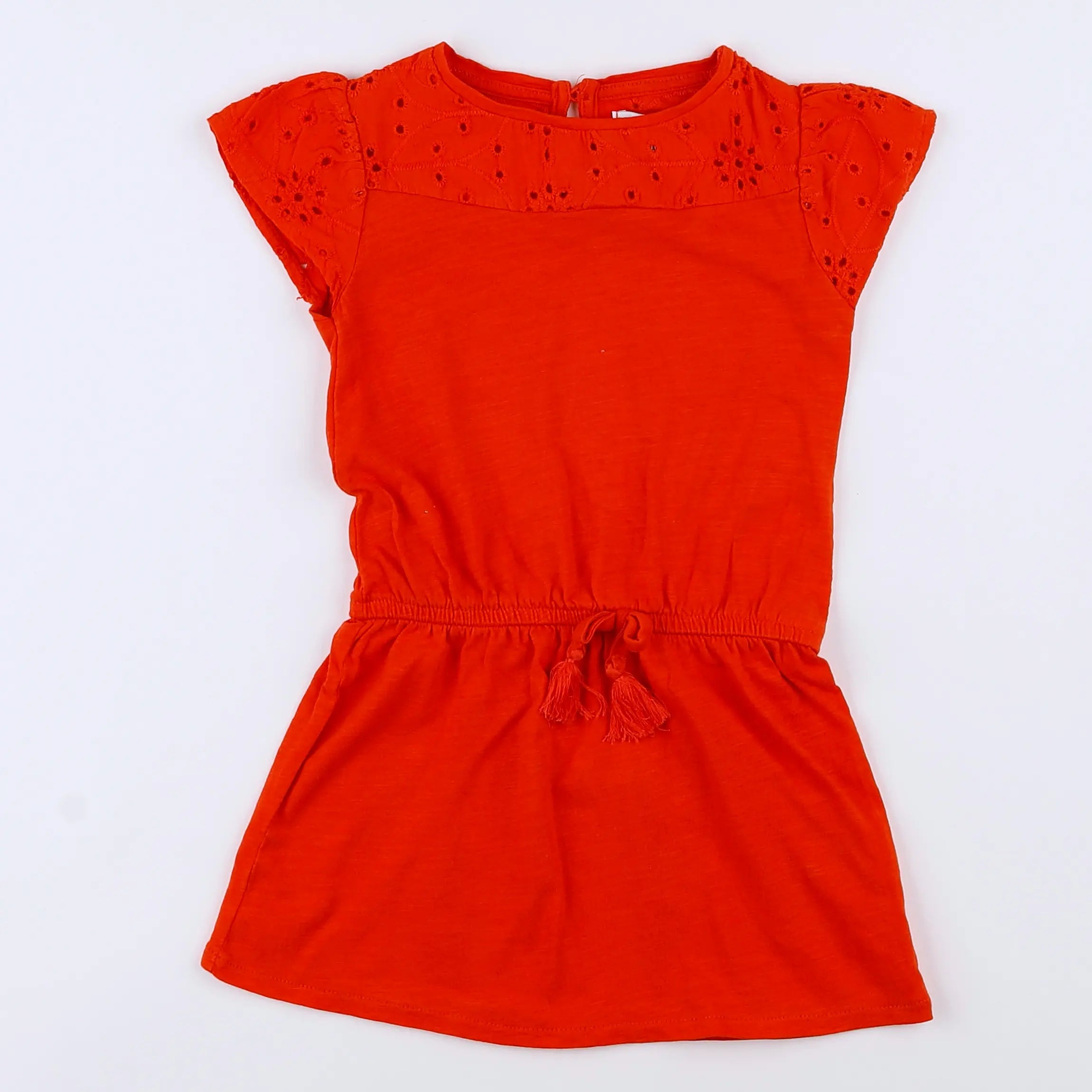 Vertbaudet - robe orange - 2 ans