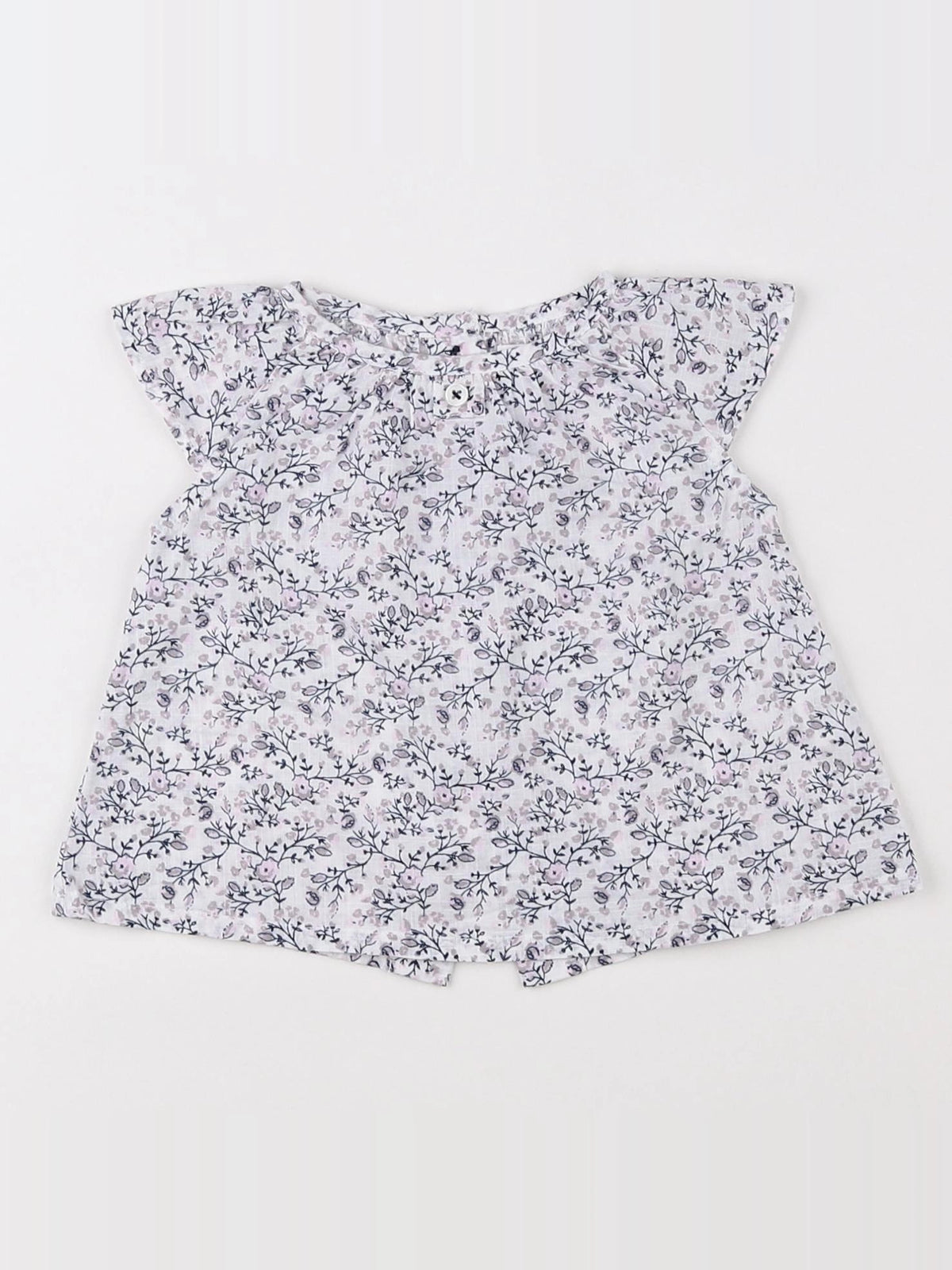 Boutchou - blouse blanc - 3 mois