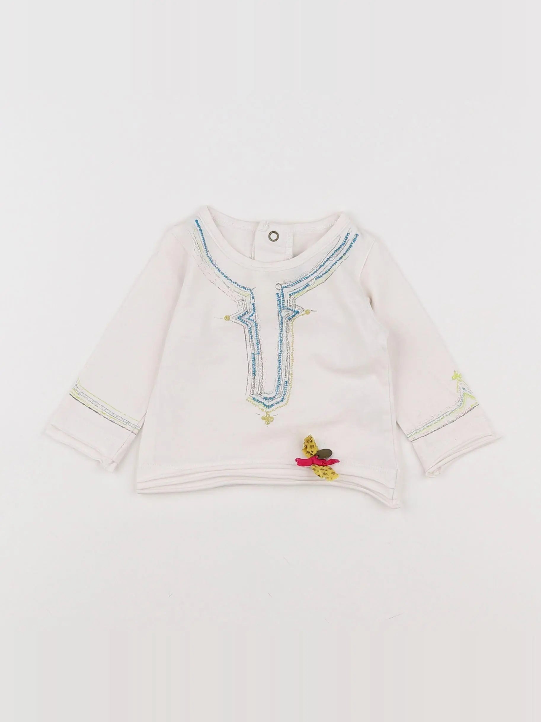 Catimini - tee-shirt blanc - 3 mois