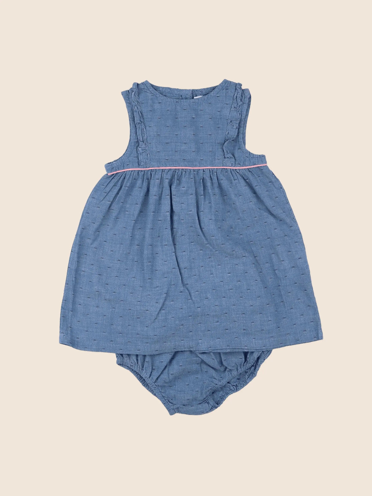 Cadet Rousselle - robe bleu - 12 mois