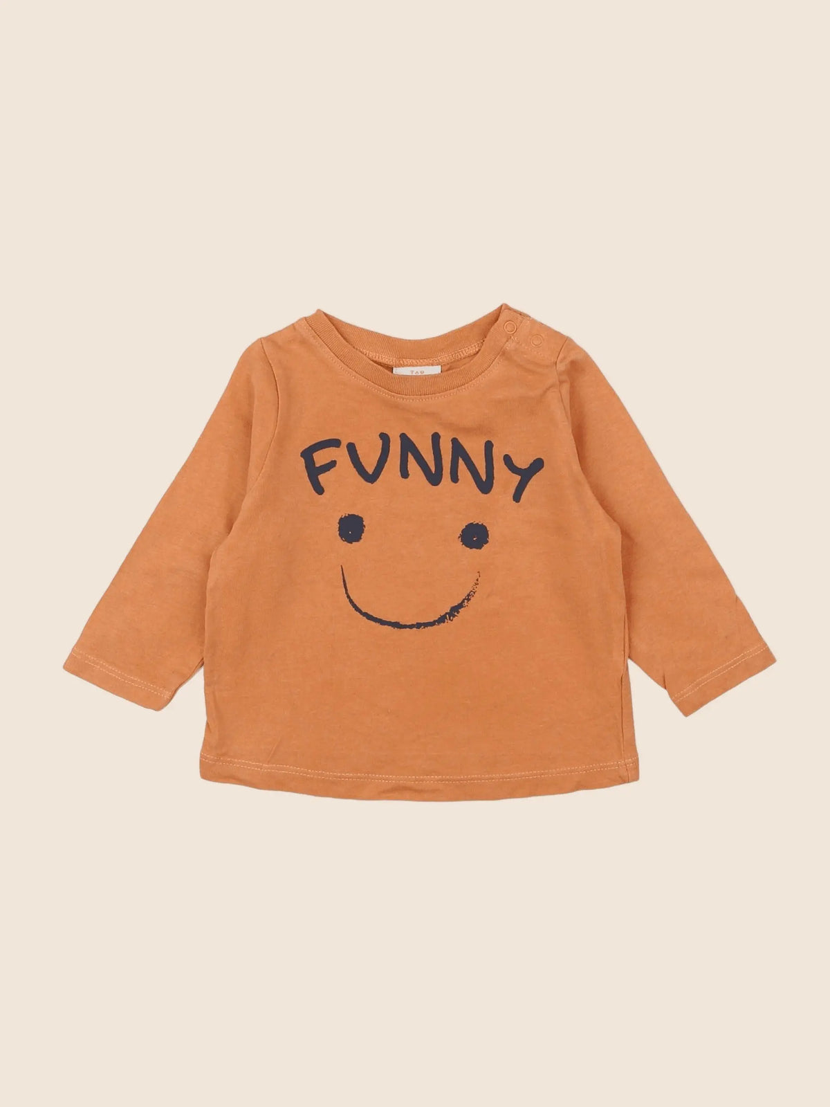 Tape à l'oeil - tee-shirt orange - 6 mois