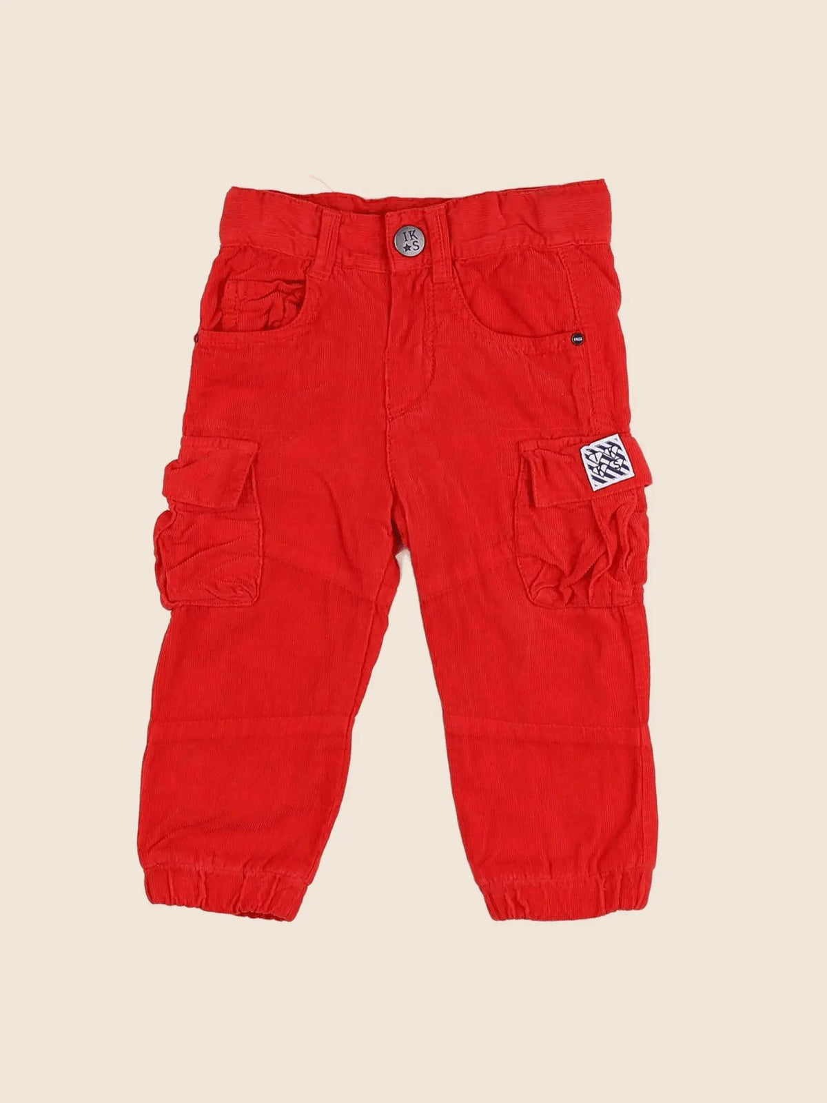 IKKS - pantalon rouge - 6 mois