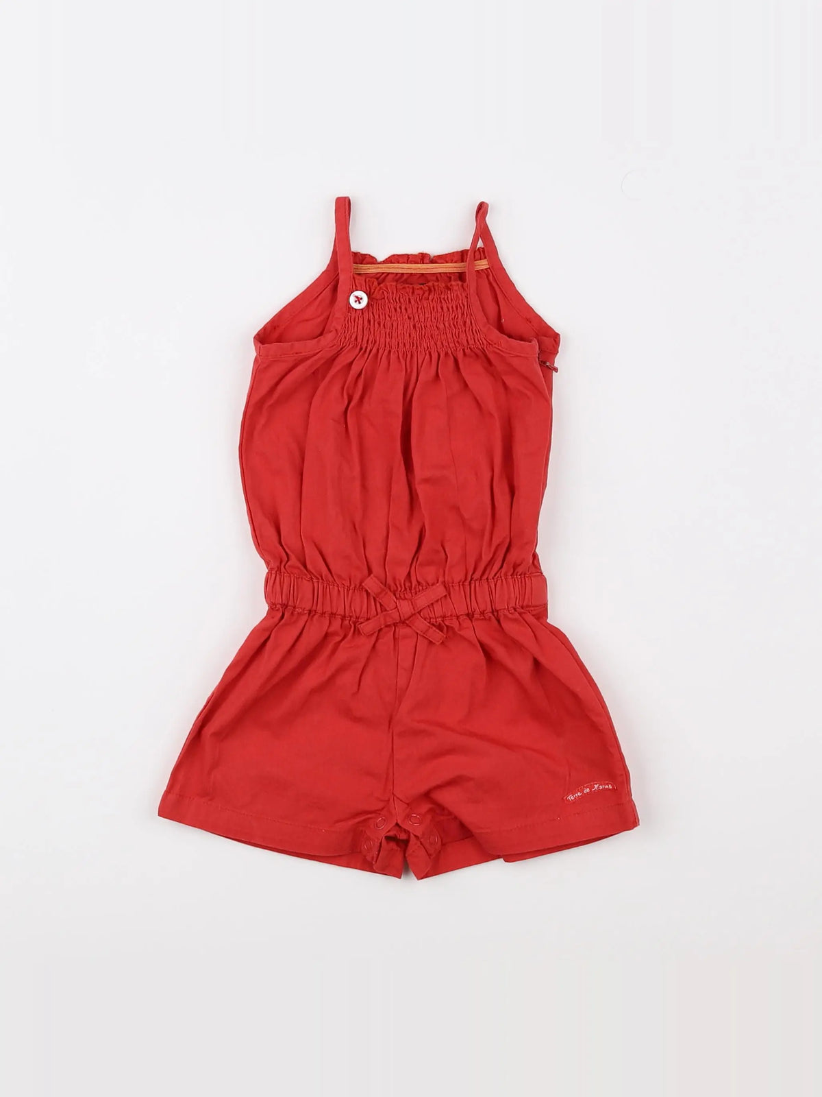 Terre de marins - combinaison rouge - 6 mois