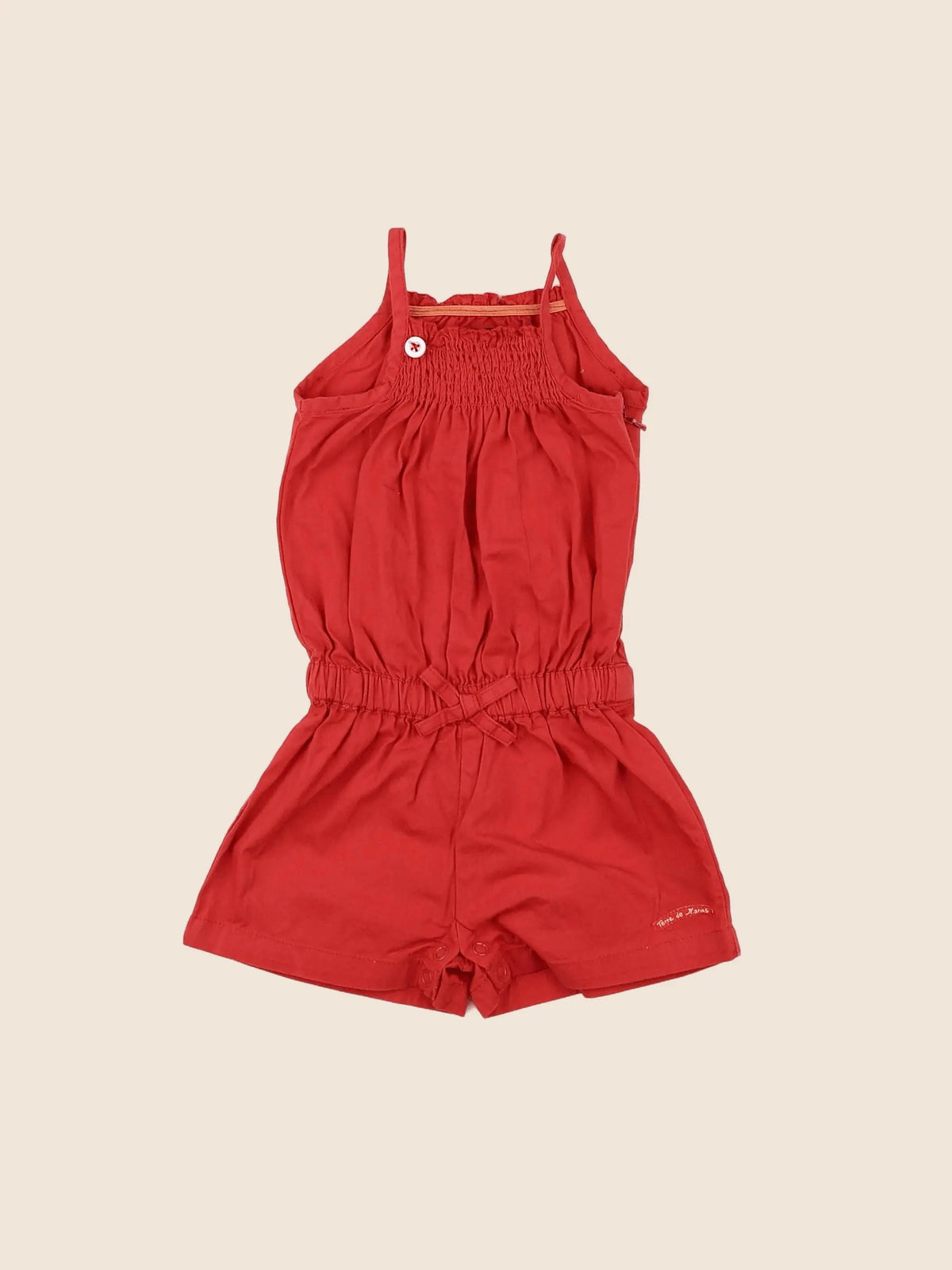 Terre de marins - combinaison rouge - 6 mois