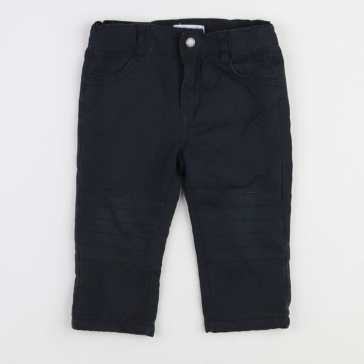 Vertbaudet - pantalon noir - 12 mois