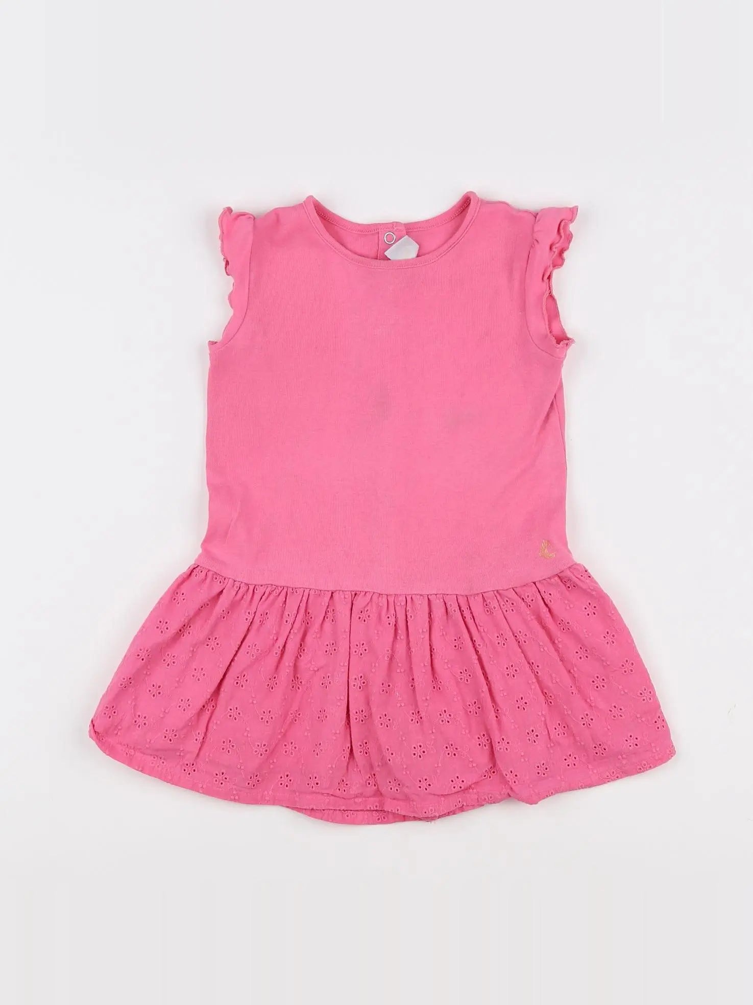 Petit Bateau - robe rose - 2 ans