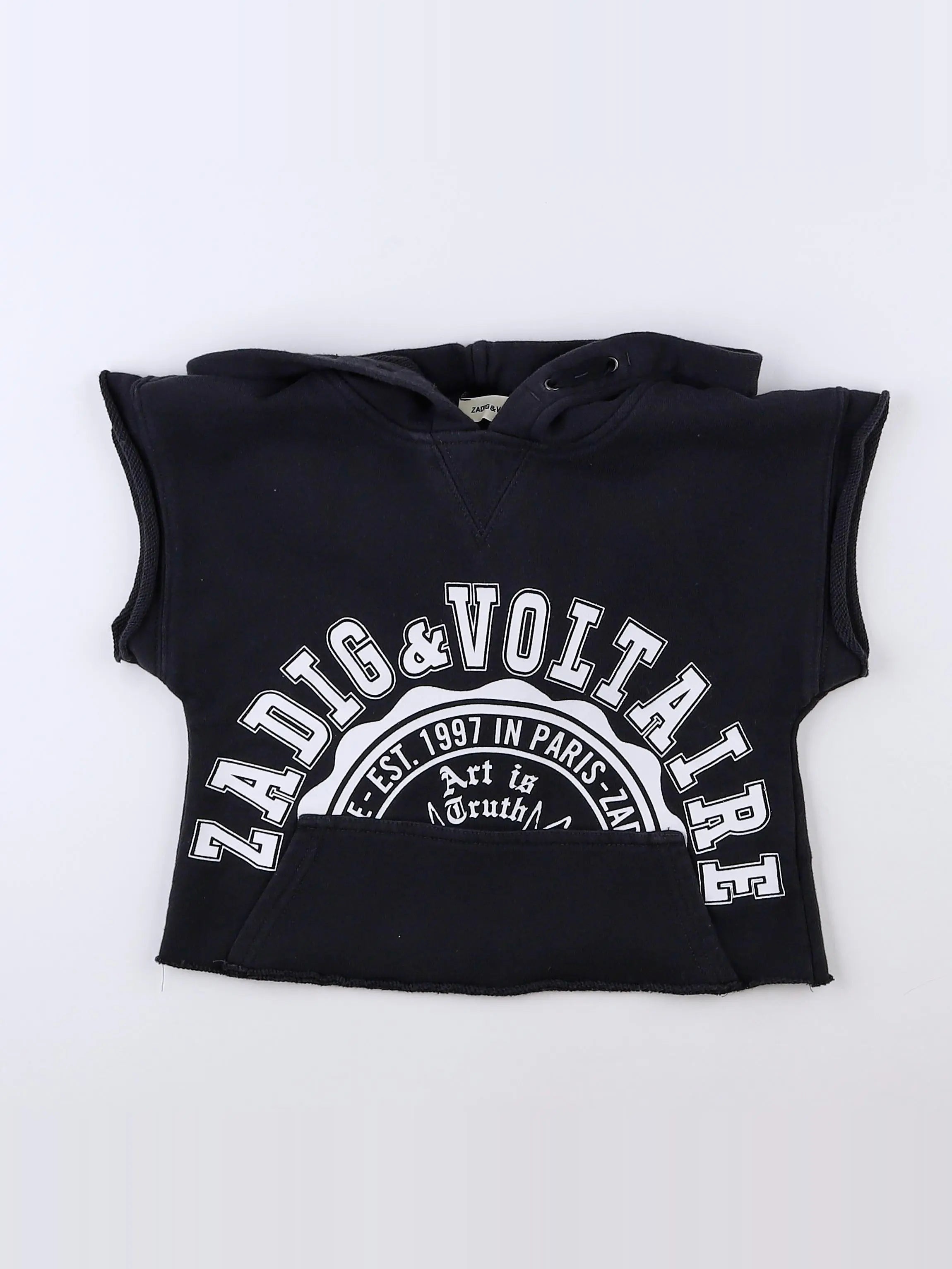 Zadig & Voltaire - sweat gris - 5 ans
