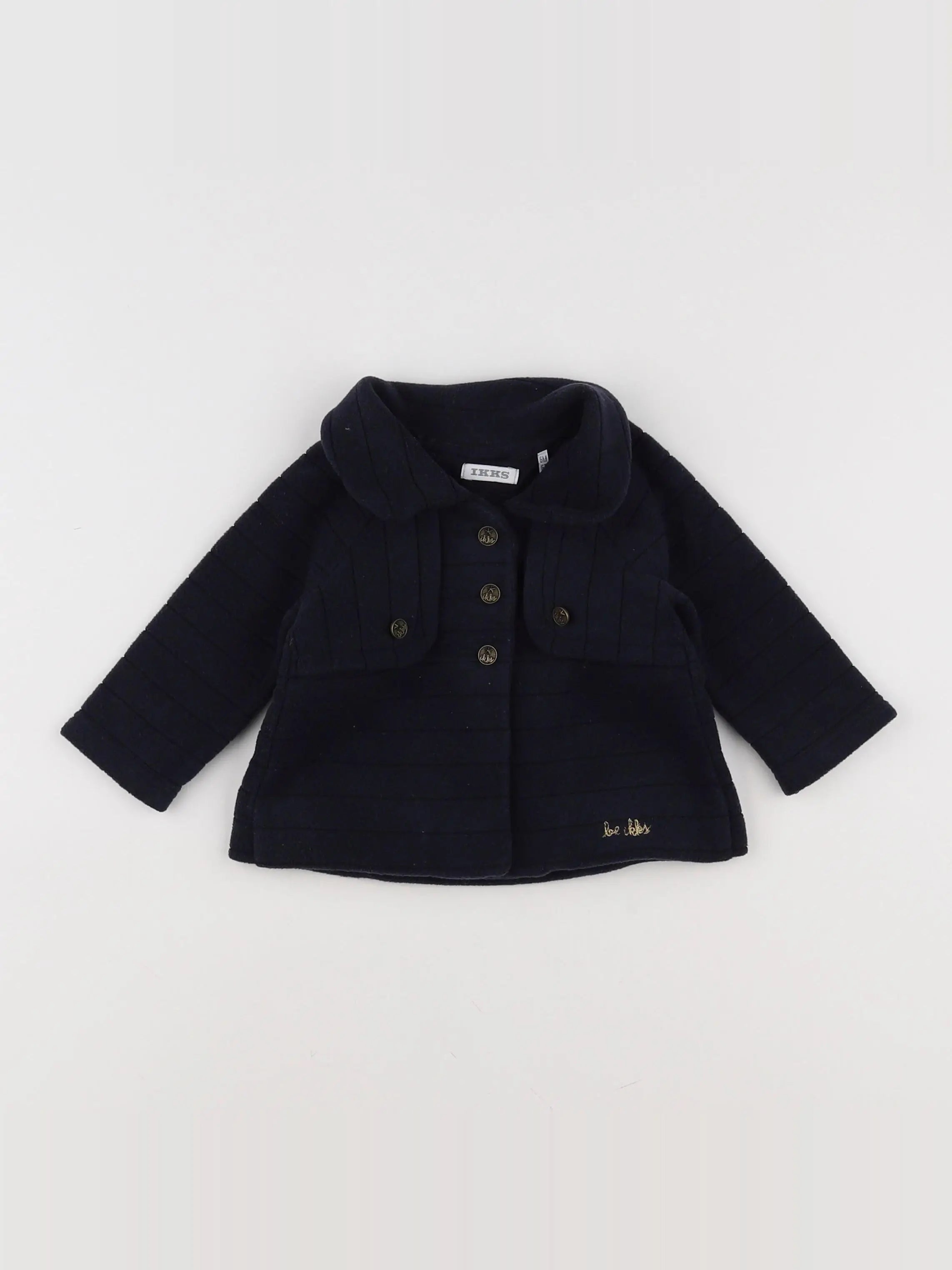 IKKS - veste bleu - 6 mois