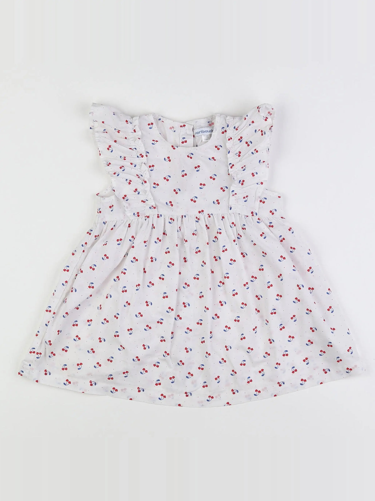 Vertbaudet - robe blanc - 18 mois