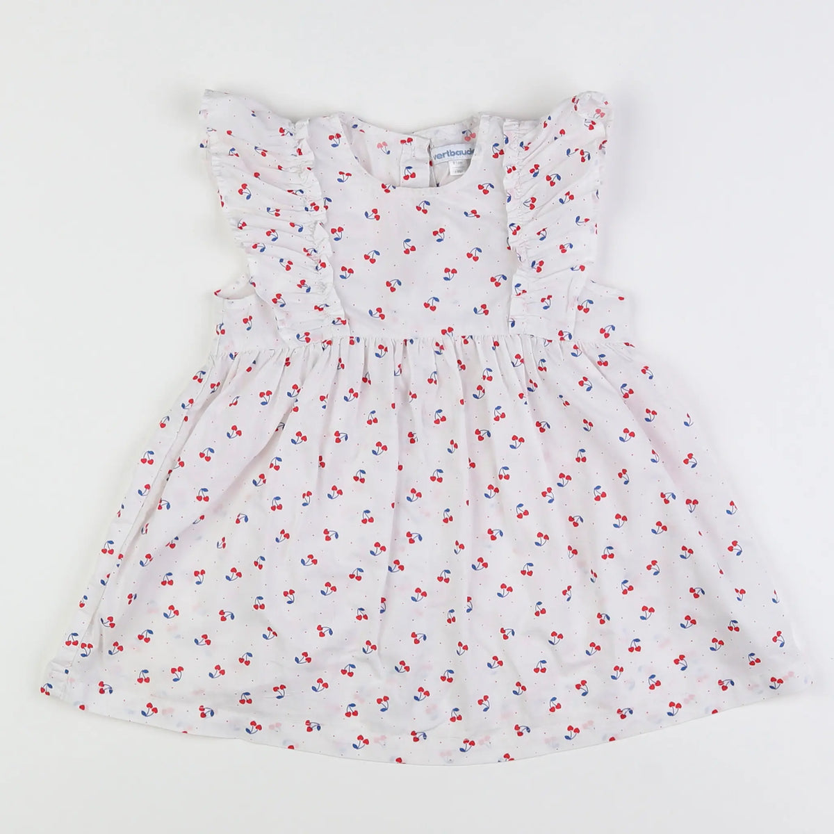 Vertbaudet - robe blanc - 18 mois
