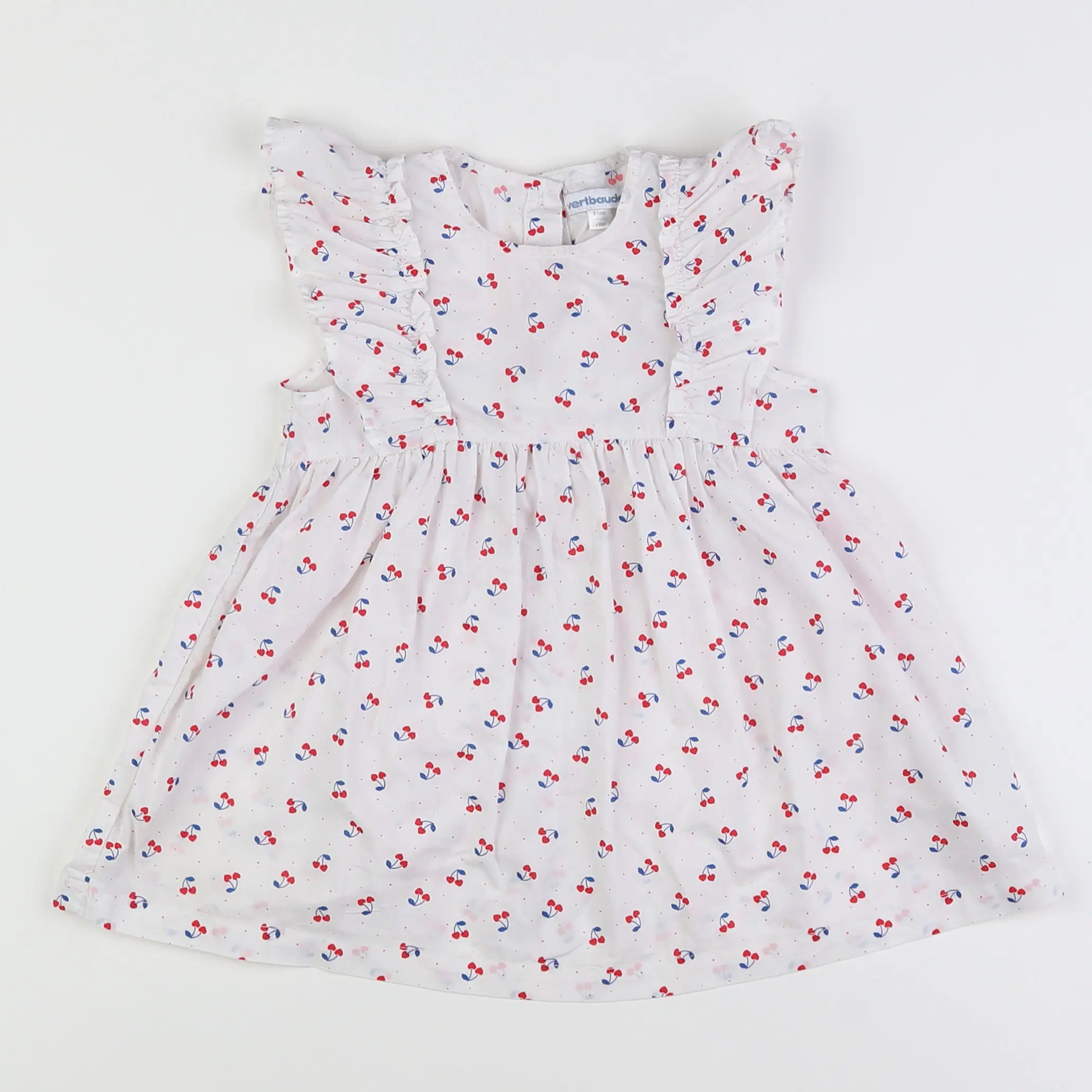 Vertbaudet - robe blanc - 18 mois