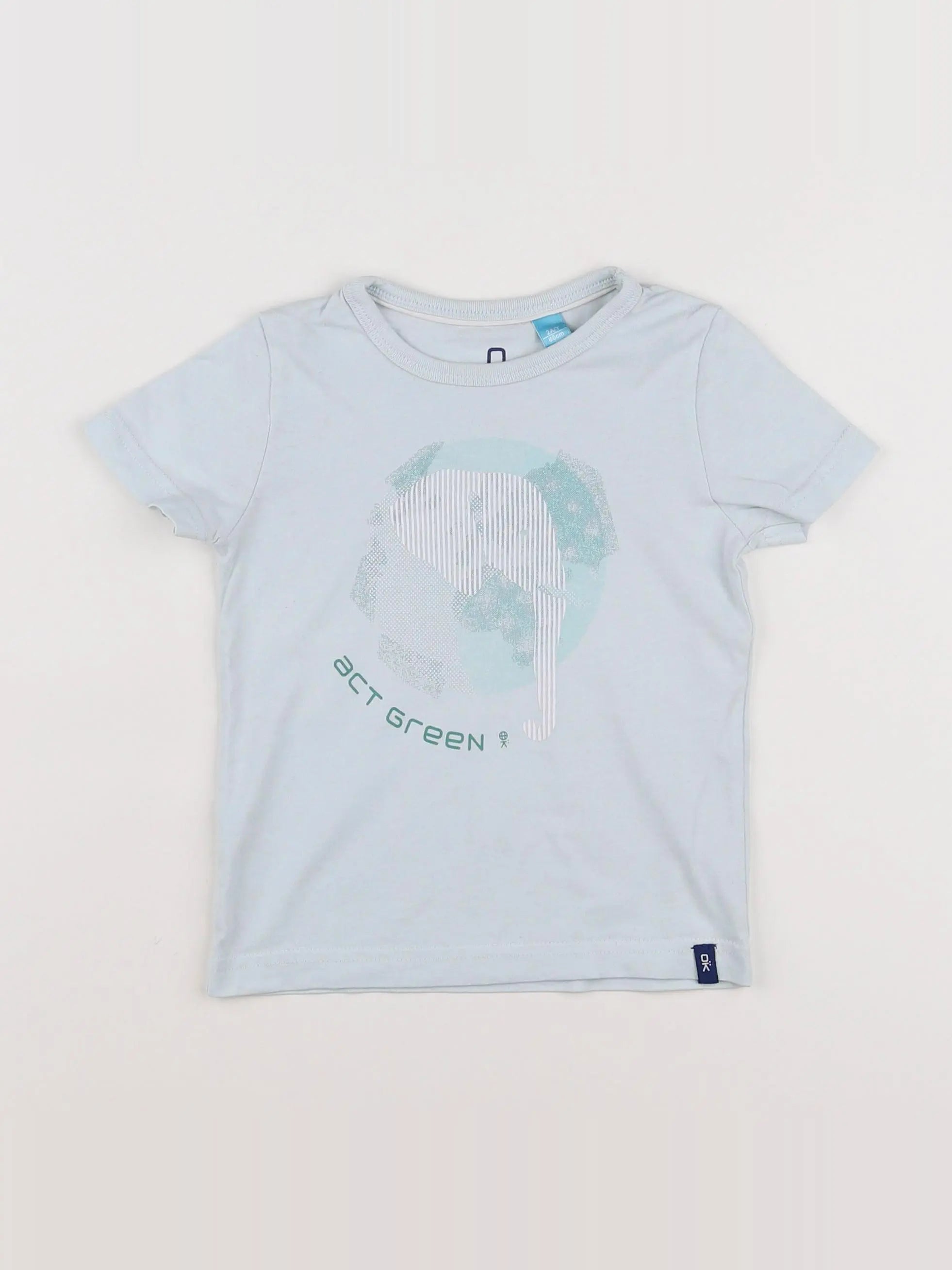 Okaidi - tee-shirt vert - 2 ans